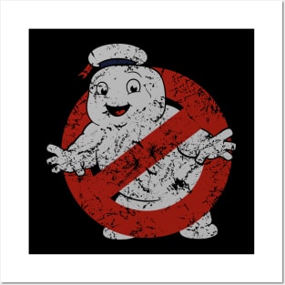 Mini Puft Logo (aged and weathered)(Ghostbusters: Afterlife) Posters and Art